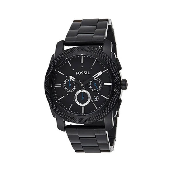 Men's Machine Stainless Steel Quartz Chronograph Watch